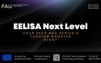 EELISA Next Level – Your SartUp Funding Booster Event
